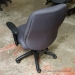 Grey Rolling Adjustable Office Task Chair with Arms